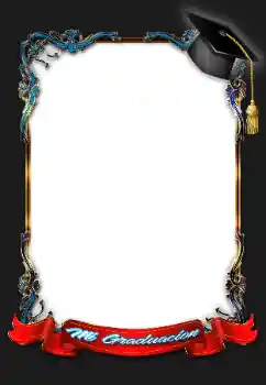 An inscription on the frame: Graduation!