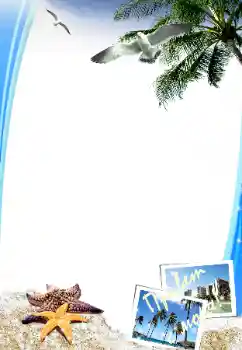 An inscription on the frame: Привет с моря An inscription on the frame: Привет с моря