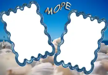 An inscription on the frame: On the sea