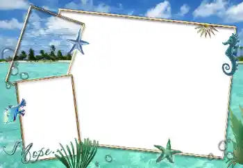 An inscription on the frame: On the sea An inscription on the frame: On the sea