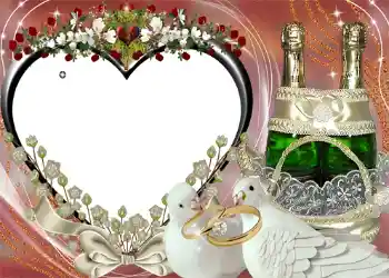 Photo effect from category Wedding frames № 1077