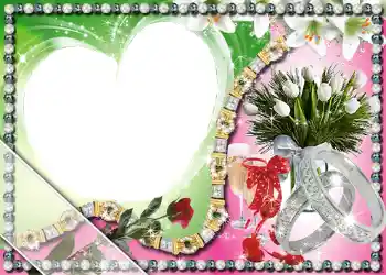 Photo effect from category Wedding frames № 142