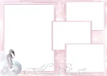 An inscription on the frame: Our wedding