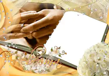 An inscription on the frame: Bride