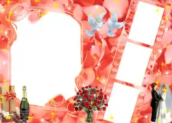 Photo effect from category Wedding frames № 99