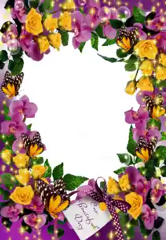 An inscription on the frame: One Beatiful Day